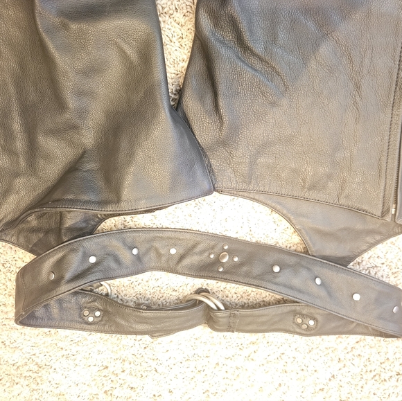Ladies Harley Davidson studded chaps - Picture 7 of 10